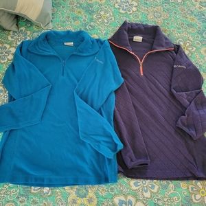Women's Columbia Fleece Pullovers (2)